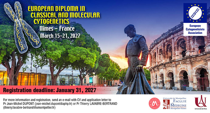European Diploma in Classical and Molecular Cytogenetics 2027