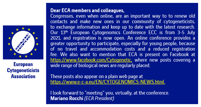 ECA Board Announcement